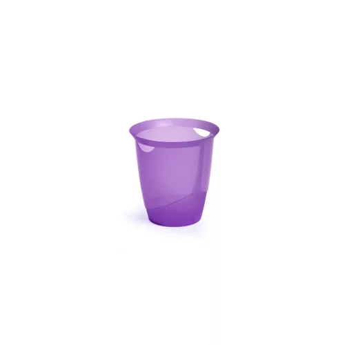 Papírkosár 16l, Durable Trend, áttetsző lila