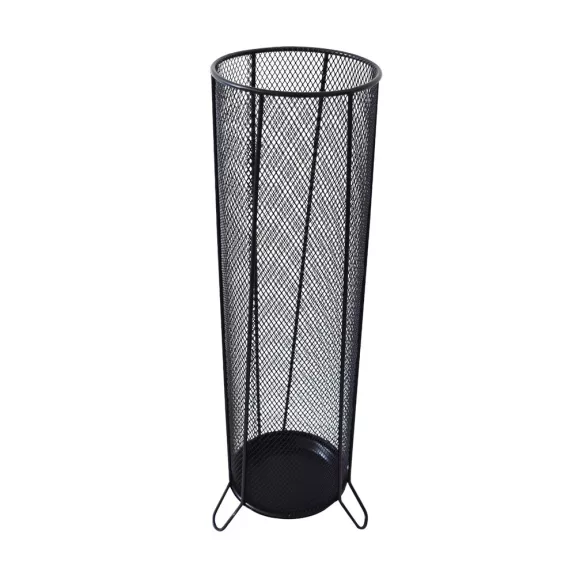 Fémhálós esernyőtartó kerek Bluering® fekete Fémhálós esernyőtartó kerek Bluering® fekete