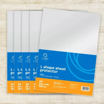   Genotherm 'L' A4, 150 micron víztiszta Bluering® 25 db/csomag,