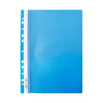 Gyorsfűző lefűzhető A4, PP 11 lyukkal Bluering® kék