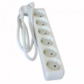   Elosztó hat csatlakozós 1,5m kábellel kapcsolós asztali 16A max. 3500W