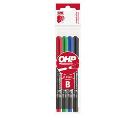   Alkoholos marker készlet, B OHP Ico 10 db/doboz, 4 klf.szín