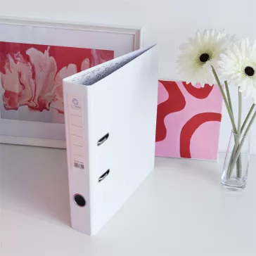 Iratrendező A4, 5cm,lapraszerelt, Bluering® Smart fehér