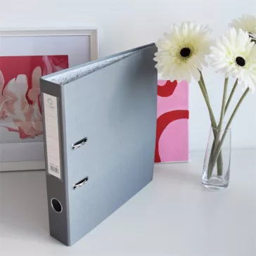 Iratrendező A4, 5cm,lapraszerelt, Bluering® Smart szürke