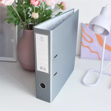   Iratrendező A4, 7,5cm,lapraszerelt, Bluering® Smart szürke