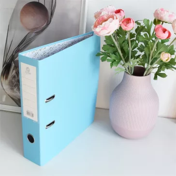   Iratrendező A4, 7,5cm,lapraszerelt, Bluering® Smart világoskék