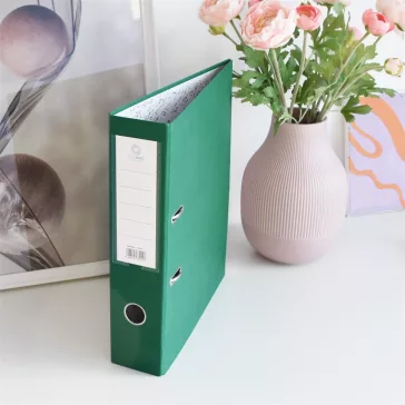 Iratrendező A4, 7,5cm,lapraszerelt, Bluering® Smart zöld