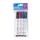 Alkoholos marker készlet, 1-4mm, vágott hegyű, 4-es készlet, Bluering®