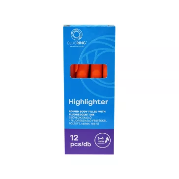 Szövegkiemelő kerek test Bluering® narancs