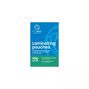   Lamináló fólia 54x86mm, 125 micron 100 db/doboz, Bluering®