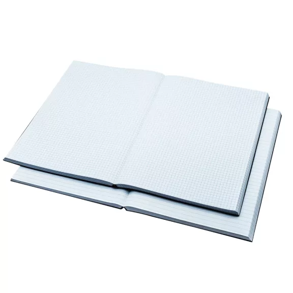 Beírókönyv A4, 200lap fekete PVC borító, Bluering® kockás Beírókönyv A4, 200lap fekete PVC borító, Bluering® kockás
