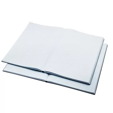   Beírókönyv A4, 200lap fekete PVC borító Bluering® vonalas