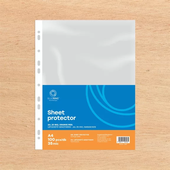 Genotherm lefűzhető A4, 35 micron narancsos 100 db/csomag Bluering® Genotherm lefűzhető A4, 35 micron narancsos 100 db/csomag Bluering®