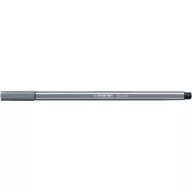 Rostirón, filctoll 1mm, M STABILO Pen 68 sötétszürke