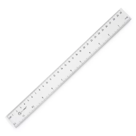 Vonalzó 30cm, kemény műanyag Bluering® Vonalzó 30cm, kemény műanyag Bluering®