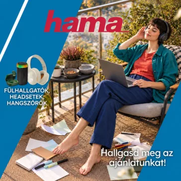 HAMA fülhallgatók, headsetek és hangszórók