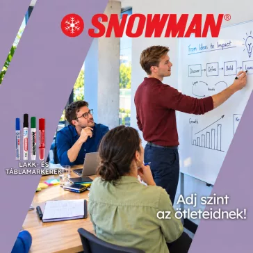 SNOWMAN lakk- és táblamarkerek
