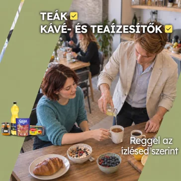 Teák, mézek, kávé-és teaízesítők